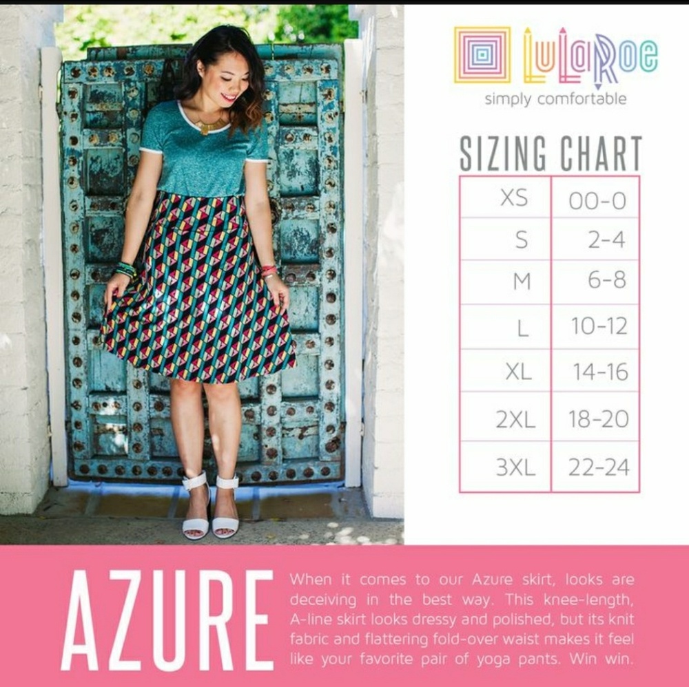 Lularoe Azure Skirt - image 5